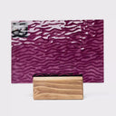Rippled Glass Sheet Violet