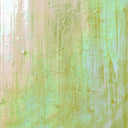Glass Sheet Mixed Colors Streaky w/ Yellow/Green/White and Iridescent Finish