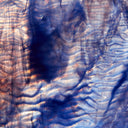 Rippled Glass Sheet Mixed Colors Streaky w/ Multi Colors