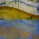 Glass Sheet Mixed Colors Streaky w/ Orange and Aqua