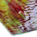Rippled Glass Sheet Mixed Colors Streaky w/ Multi Colors