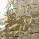 Iridescent Finish Glass Sheet Yellow Flemish Texture