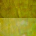Glass Sheet Mixed Colors Green/Yellow/White Streaky w/ Iridescent Finish