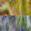 Glass Sheet Mixed Colors with a Ripple Texture (White, Green, Purple, Blue)