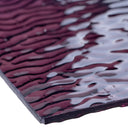 Rippled Glass Sheet Violet
