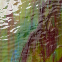 Rippled Glass Sheet Mixed Colors Streaky w/ Multi Colors