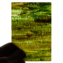 Rippled Glass Sheet Mixed Colors Streaky w/ Multi Colors