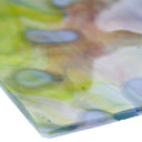 Glass Sheet Mixed Colors Mottled  w/ Purple/Yellow/Blue Streaky