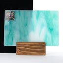 Glass Sheet Blue and White Streaky
