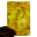 Glass Sheet Yellow Mottled with purple streaky