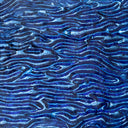 Glass Sheet Blue Ripple Glass with Mirror Backing
