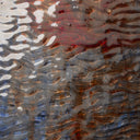 Rippled Glass Sheet Mixed Colors Streaky w/ Multi Colors