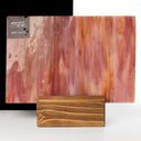 Glass Sheet Red Steaky w/ Multi Colors