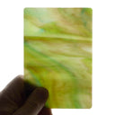 Glass Sheet Mixed Colors Streaky w/ blue/purple/green
