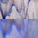 Glass Sheet Blue Streaky w/ Purple, Clear