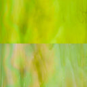 Glass Sheet Mixed Colors Green Streaky w/ Multi Colors